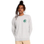 New Balance French Terry Relaxed Globe Crew-Szary