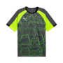 Individualliga Graphic Jersey Jr-Grey-Yellow
